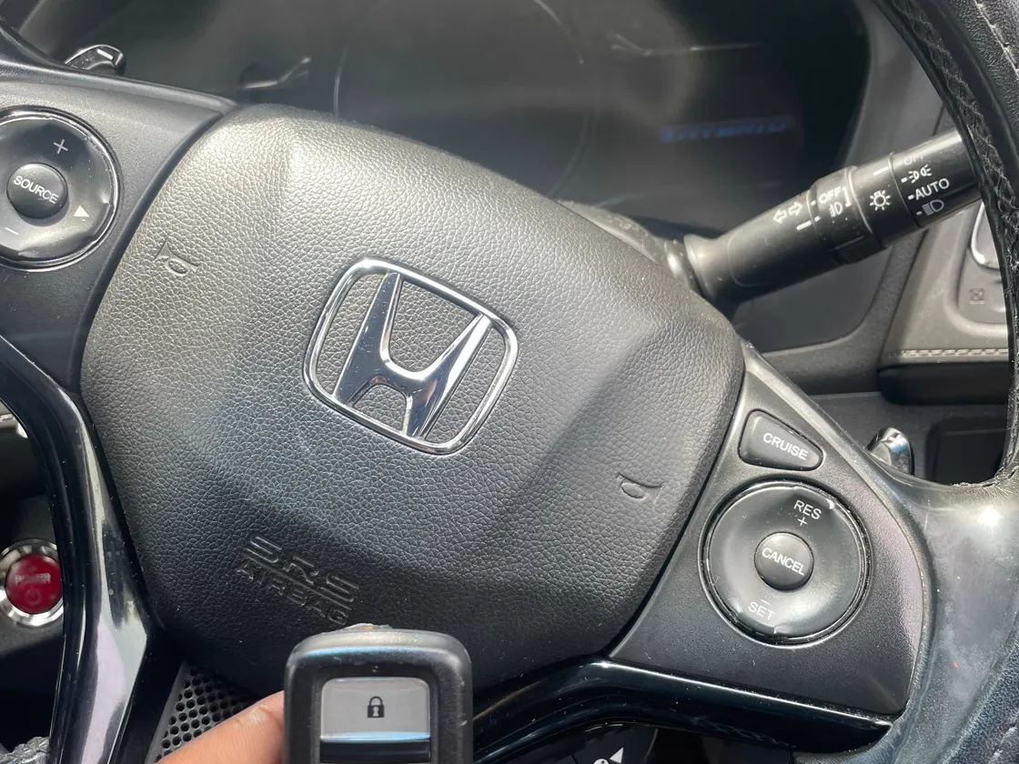 Honda remote key inside the vehicle